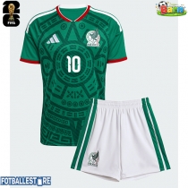 Mexico Alexis Vega #10 Hjemmedraktsett Barn VM 2026 Kortermet (+ Korte bukser)